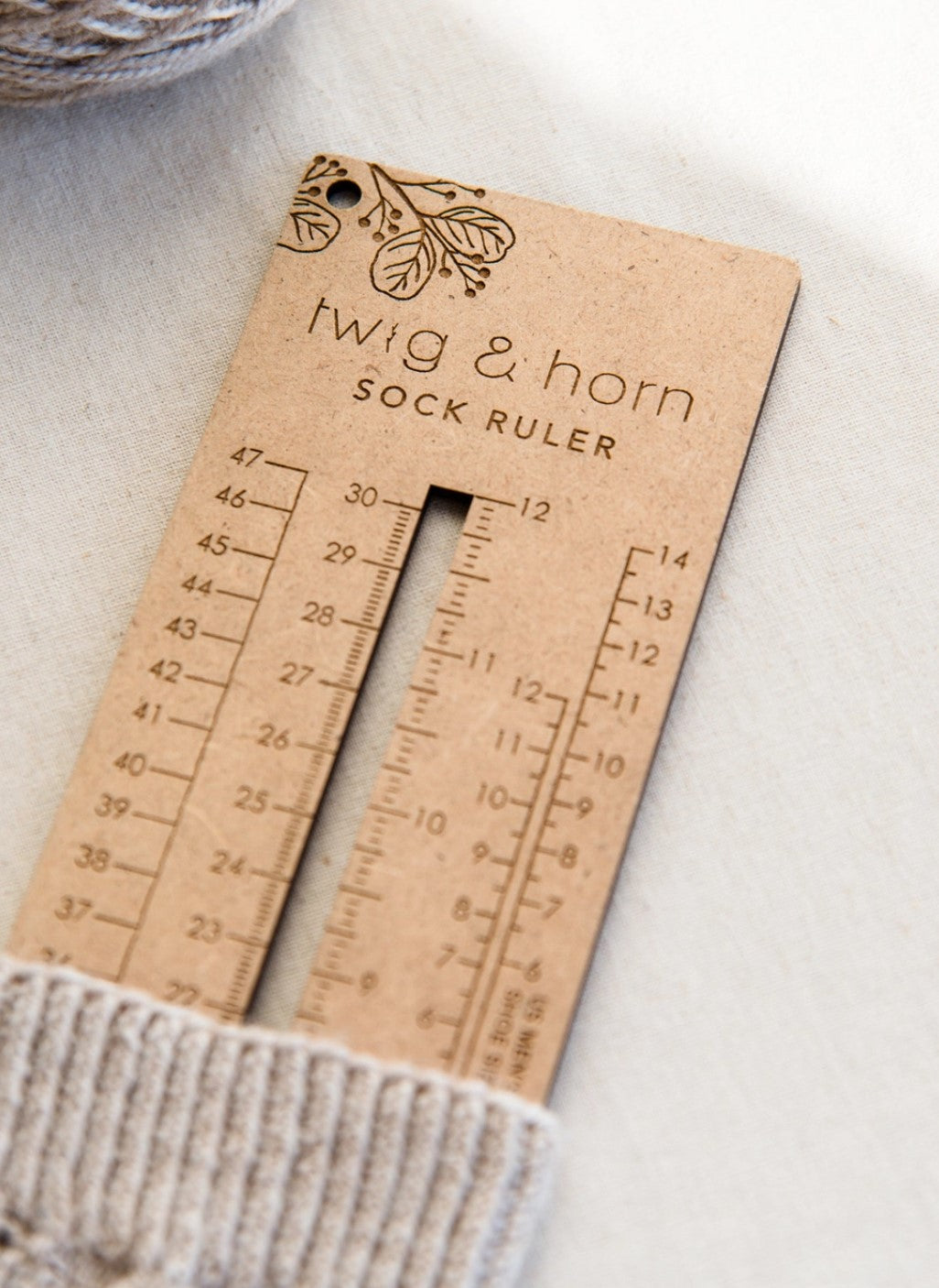 Sock Sizing Ruler Ewenited Stitches