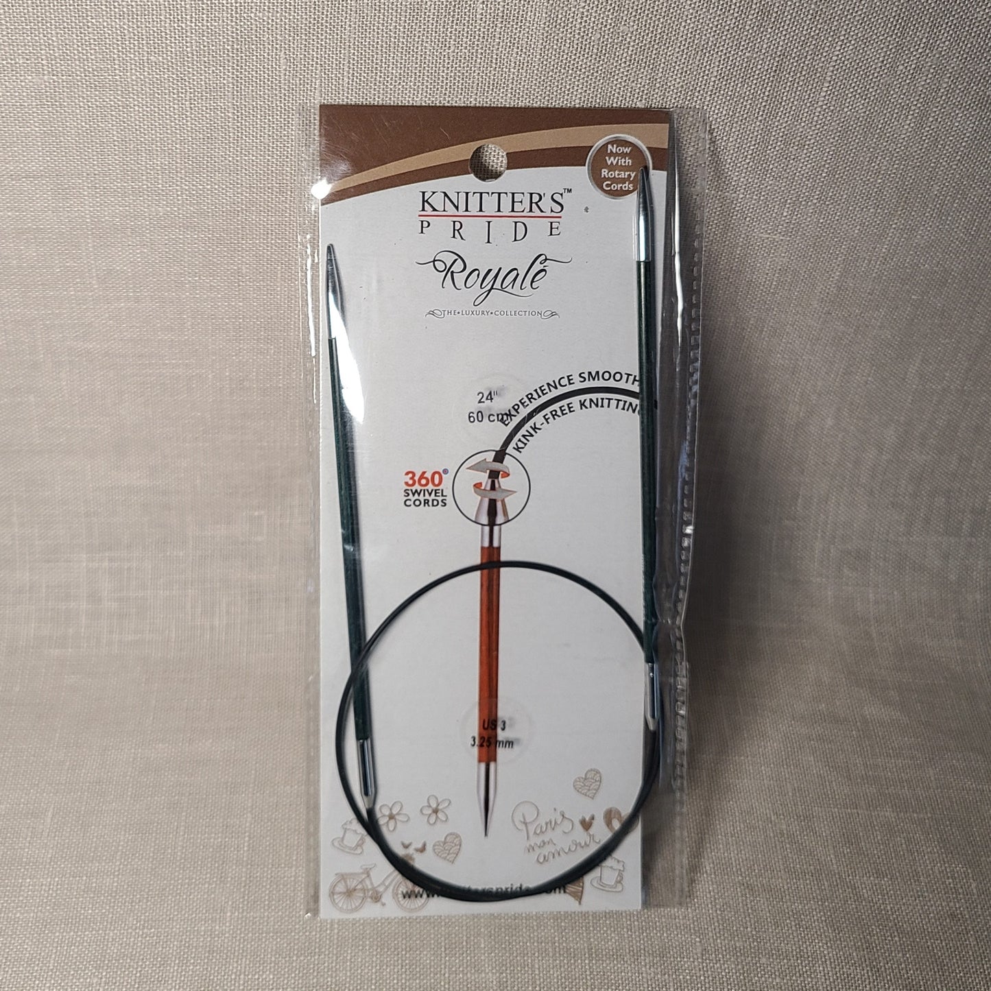 24" Circular Needle Size 3